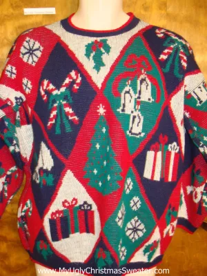 80s Amazing Yet Horrible Christmas Sweater Pullover