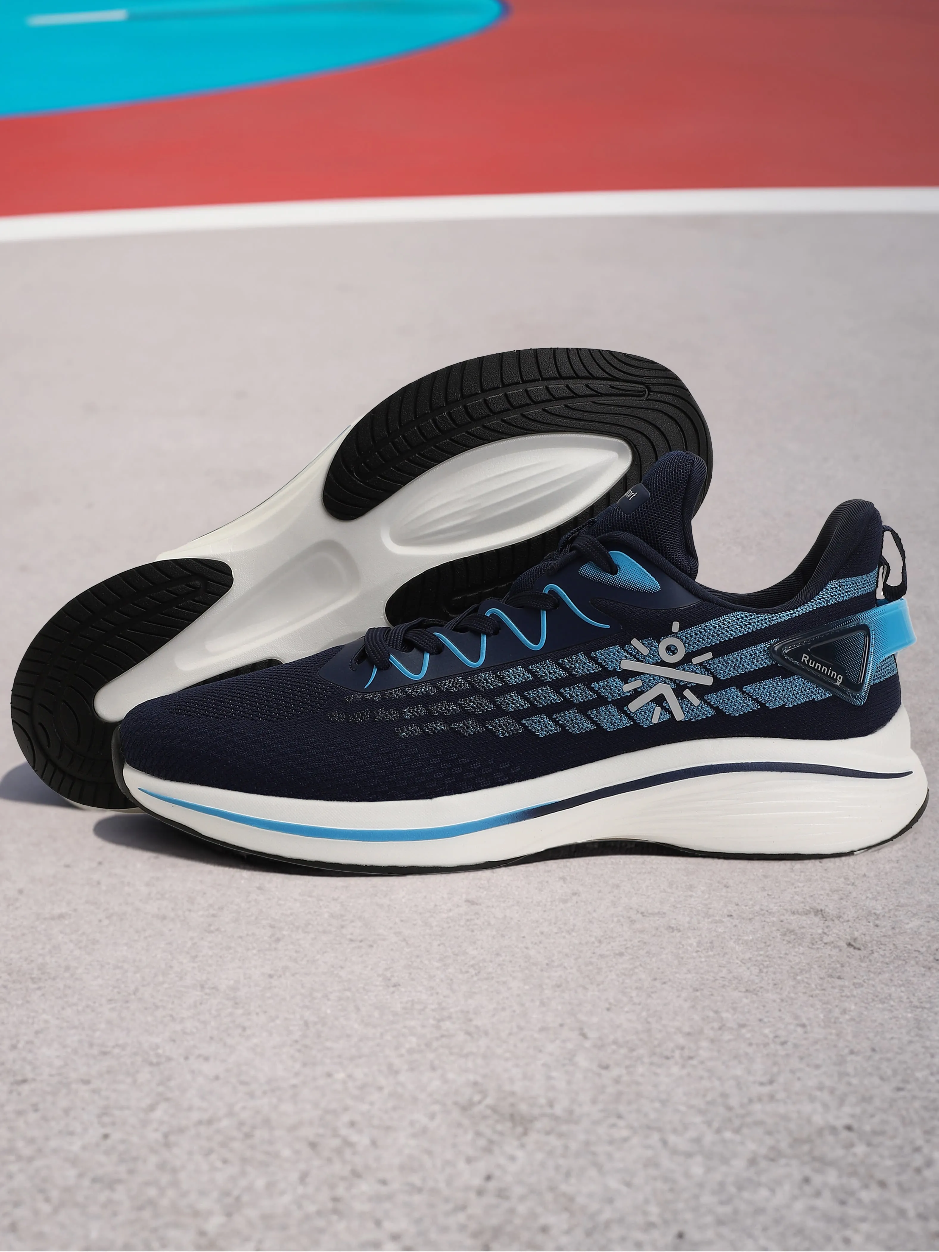 Active Men Running Shoes - Navy Blue