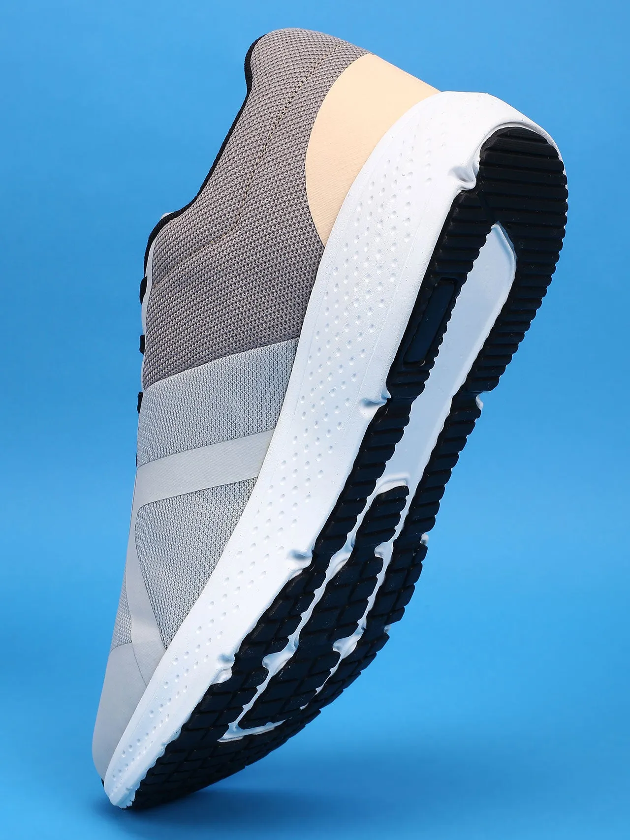 Avant Men's StrideX Running Shoes - Lt Grey/Peach