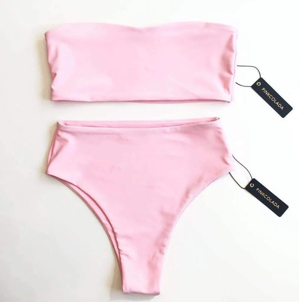 BAUDOUIN BOTTOMS IN BUBBLEGUM PINK