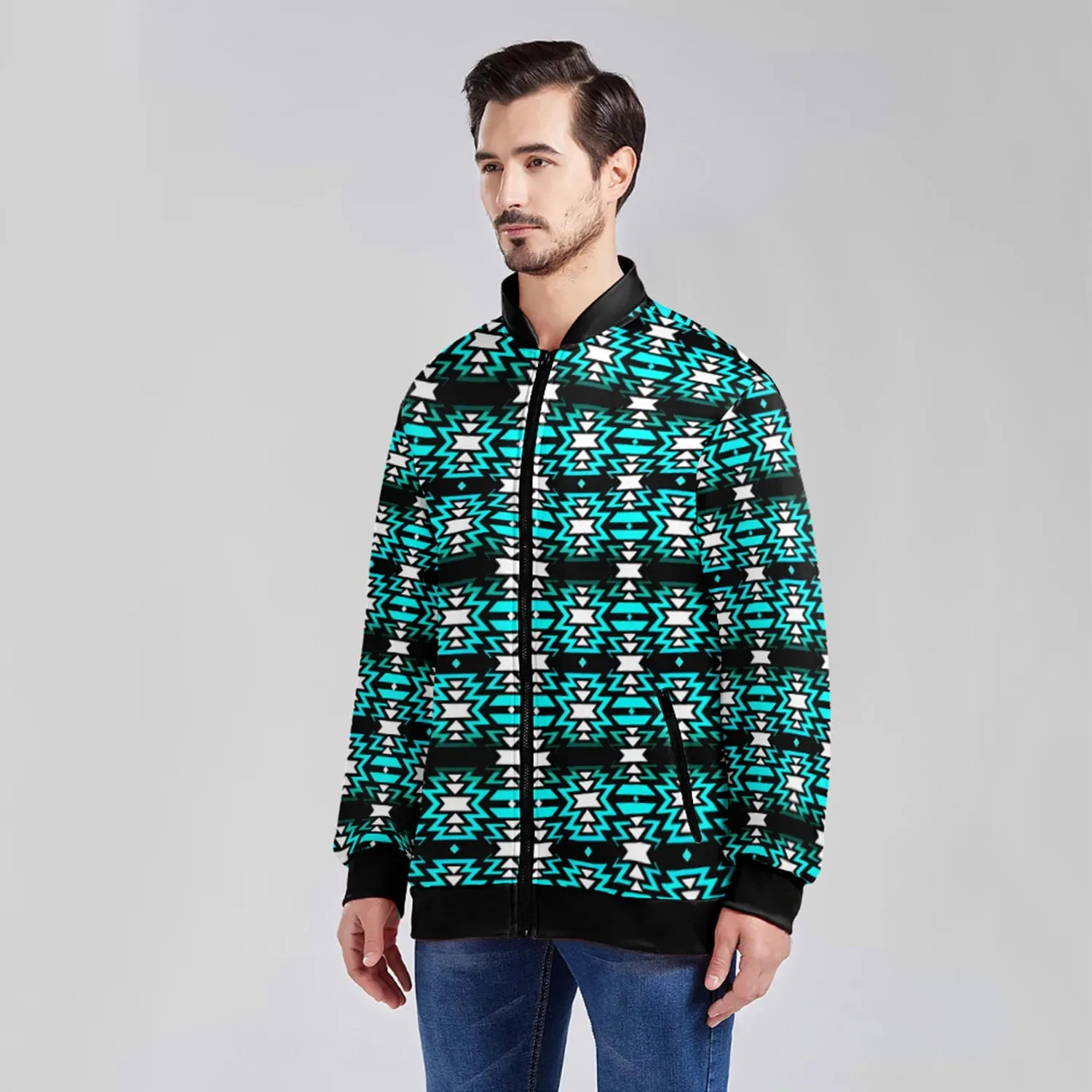 Black Fire Firefly Zippered Collared Lightweight Jacket