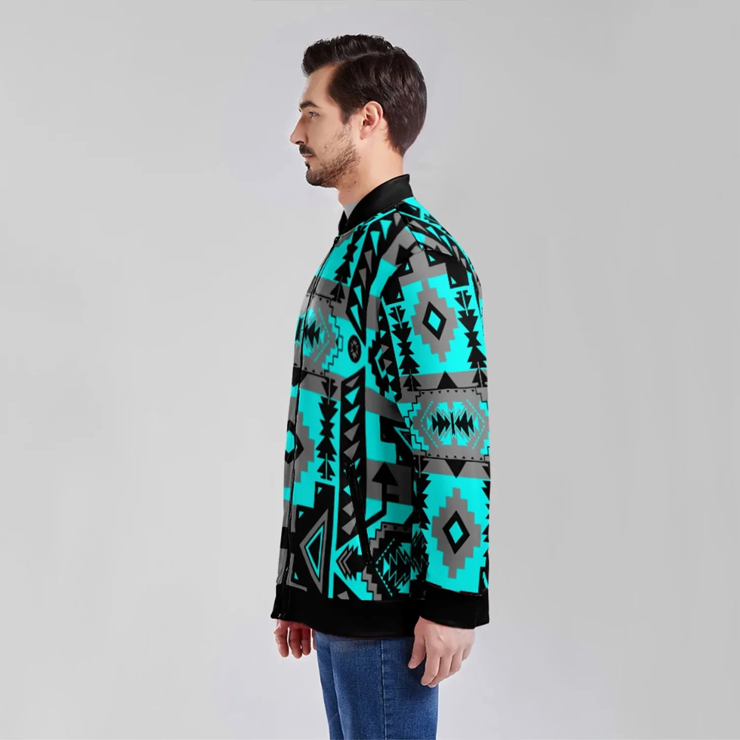 Chiefs Mountain Sky Youth Zippered Collared Lightweight Jacket