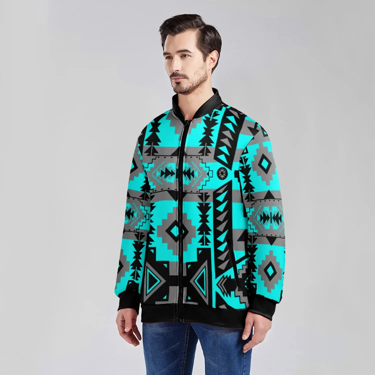 Chiefs Mountain Sky Youth Zippered Collared Lightweight Jacket