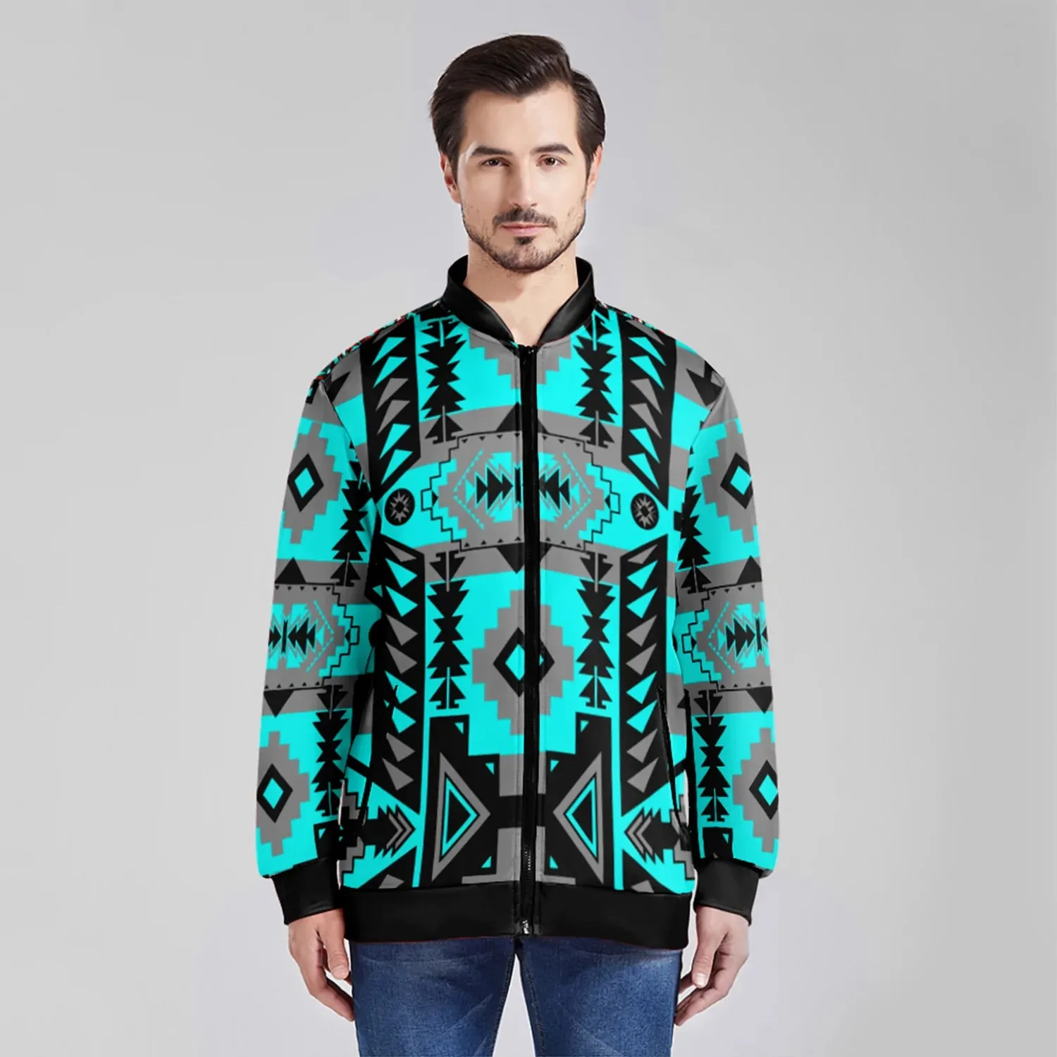 Chiefs Mountain Sky Youth Zippered Collared Lightweight Jacket