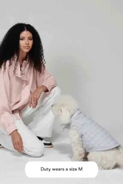 Easy Fit Jacket For Dogs - Light Blue