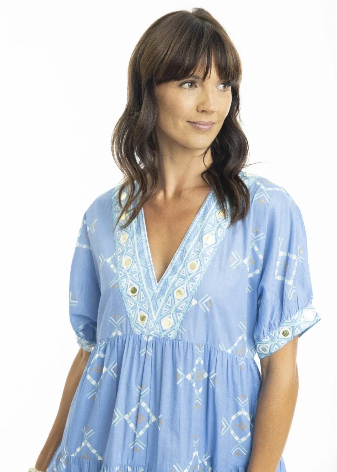Heidi Blue Maxi Dress