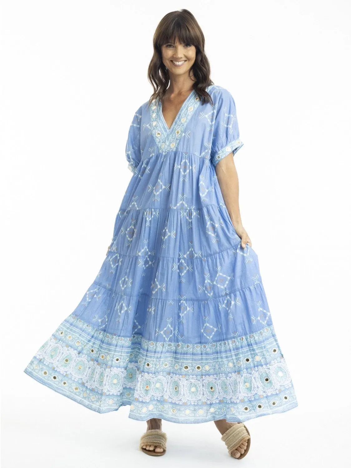 Heidi Blue Maxi Dress