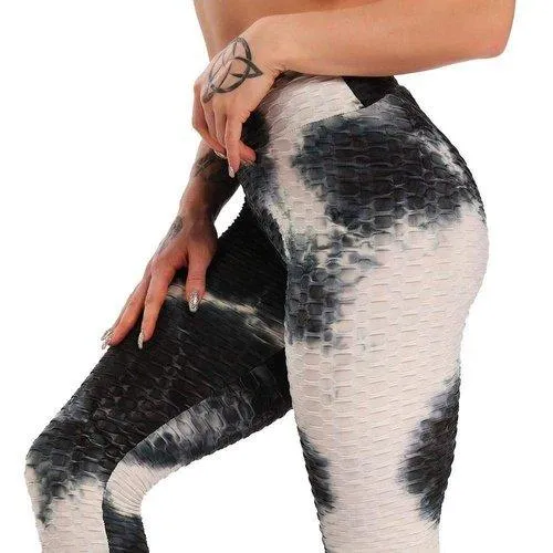 High Waist Multi-Color Yoga Pants