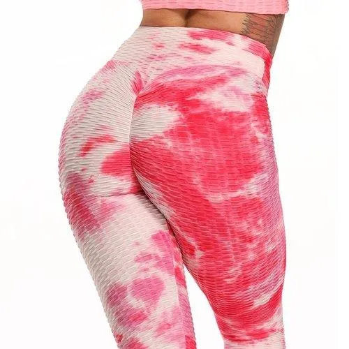 High Waist Multi-Color Yoga Pants