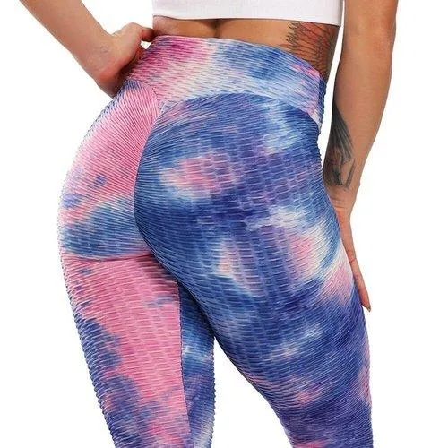 High Waist Multi-Color Yoga Pants