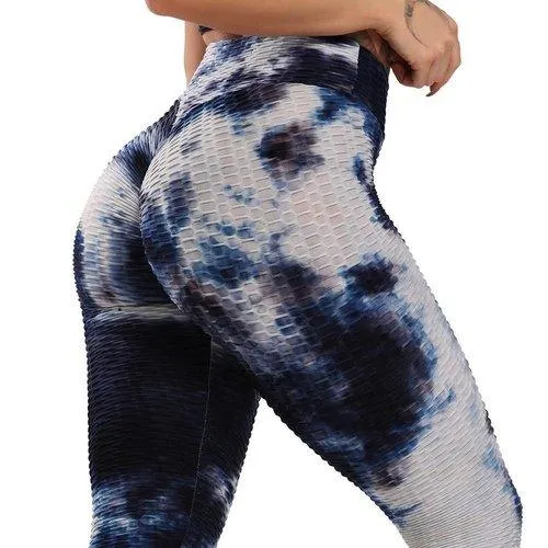 High Waist Multi-Color Yoga Pants