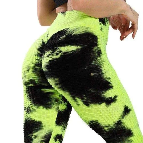 High Waist Multi-Color Yoga Pants