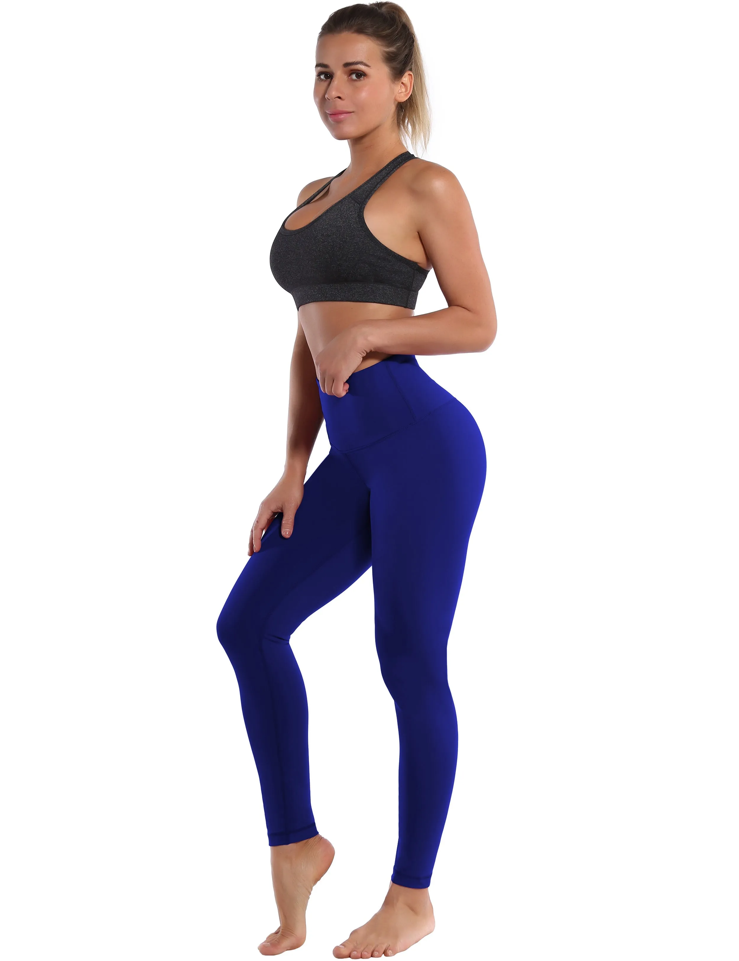 High Waist Yoga Pants navy_yoga
