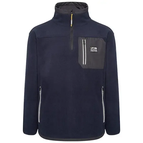JCB Workwear Trade Heavyweight 1/4 Zip Technical Fleece Jacket