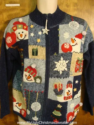 Jolly Snowmen Fun Ugly Xmas Sweater