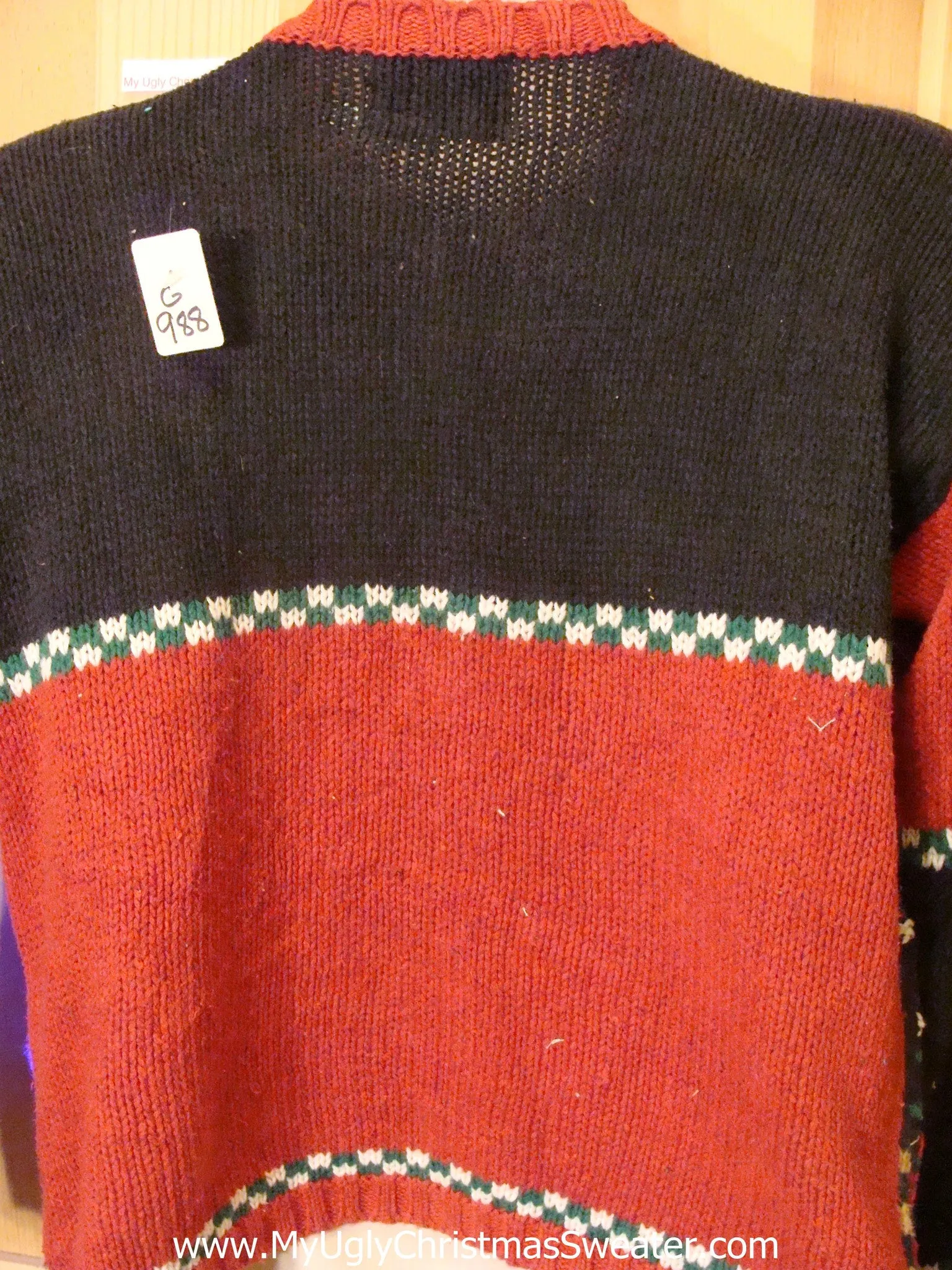 Light Up Ugly Xmas Sweater Nutcracker, Horse