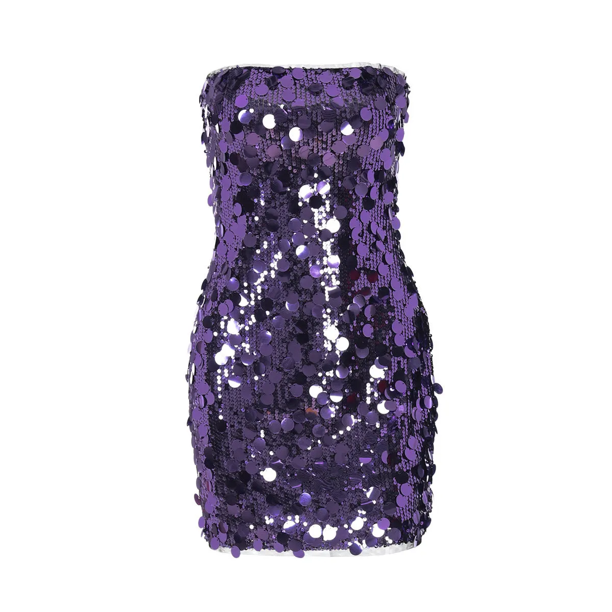 NAIYA MINI PARTY DRESS-PURPLE