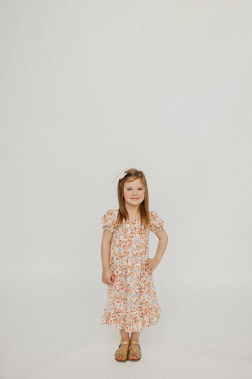 Navy Fields - Millie Mauve Floral Dress