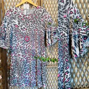 Pink Leopard Dress
