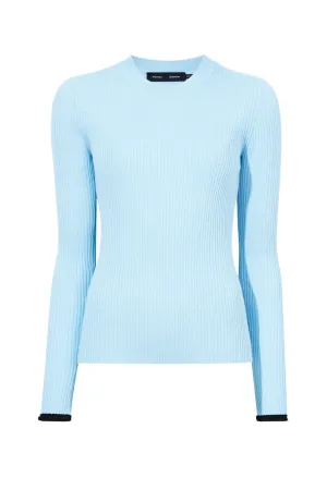 Proenza Schouler Silk Cashmere Sweater - Light Blue