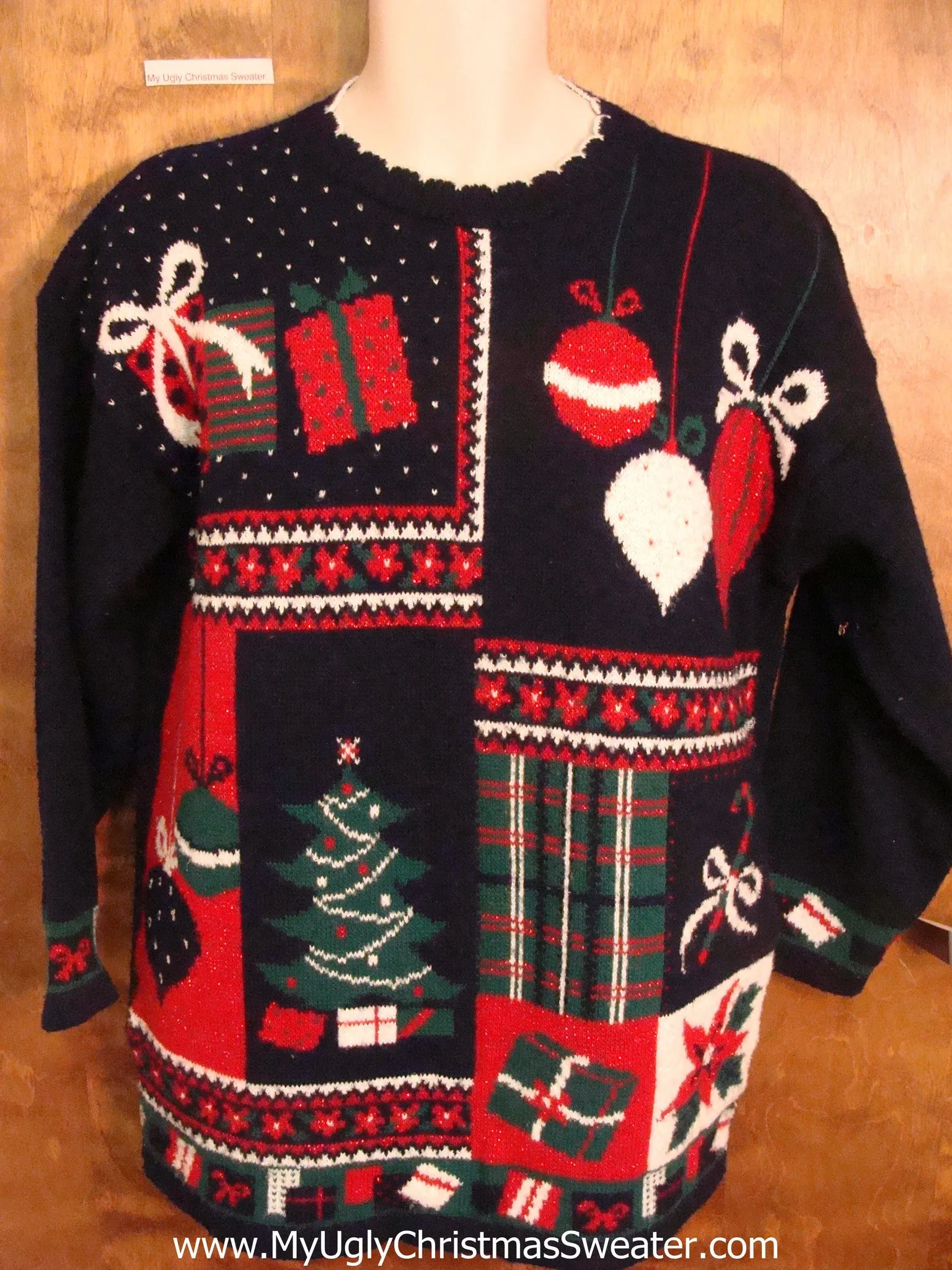 Retro 80s Acrylic Mess Ugly Christmas Jumper Pullover