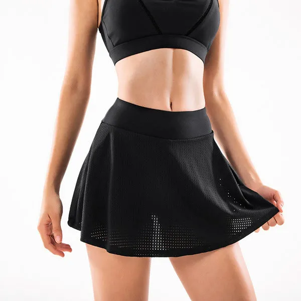 Running Fitness Exercise High Sports Waist Yoga Female Pantskirt Skirt