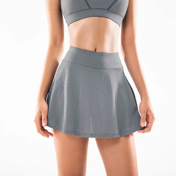 Running Fitness Exercise High Sports Waist Yoga Female Pantskirt Skirt