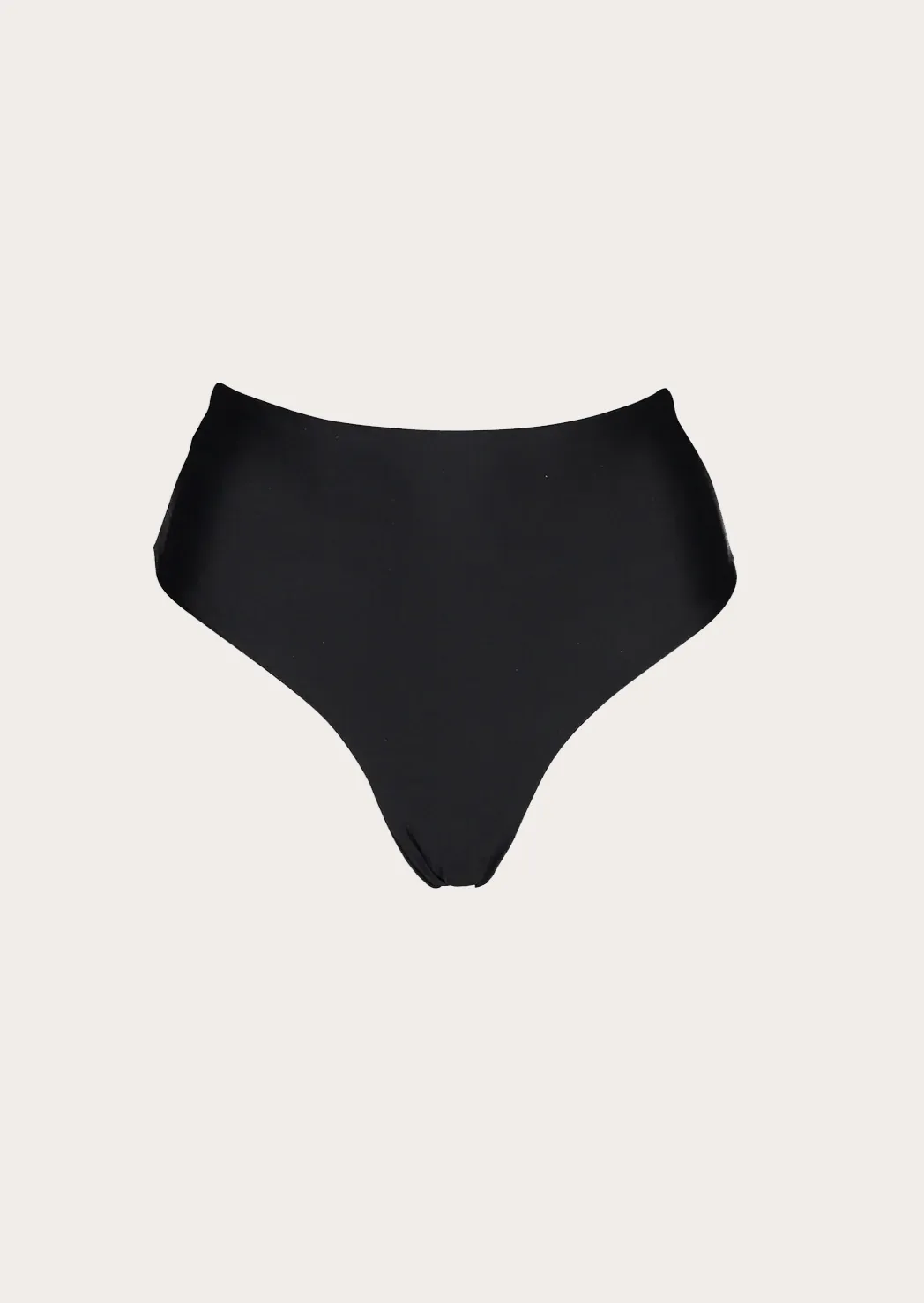 Saint High Waisted Bikini Bottom - Black