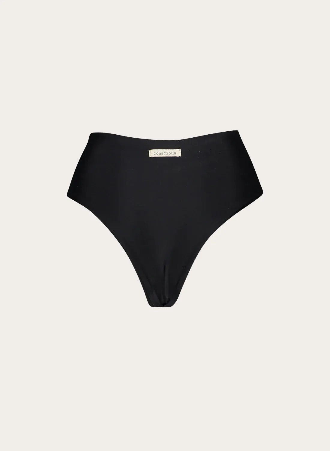 Saint High Waisted Bikini Bottom - Black