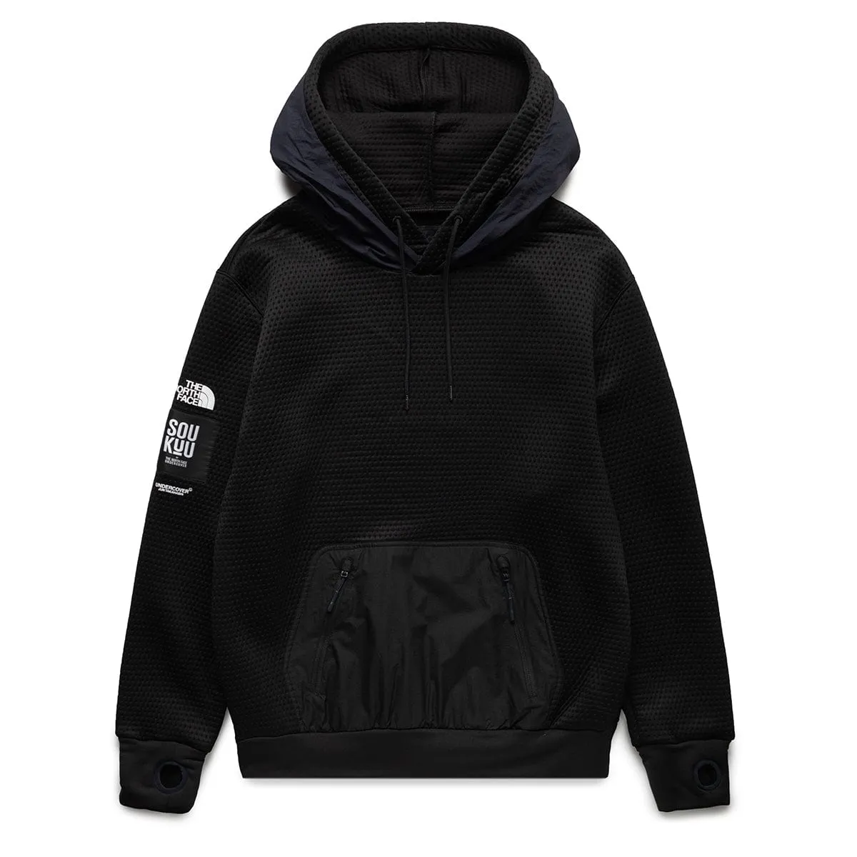 SOUKUU BY THE NORTH FACE X UNDERCOVER PROJECT U DOTKNIT DOUBLE HOODIE