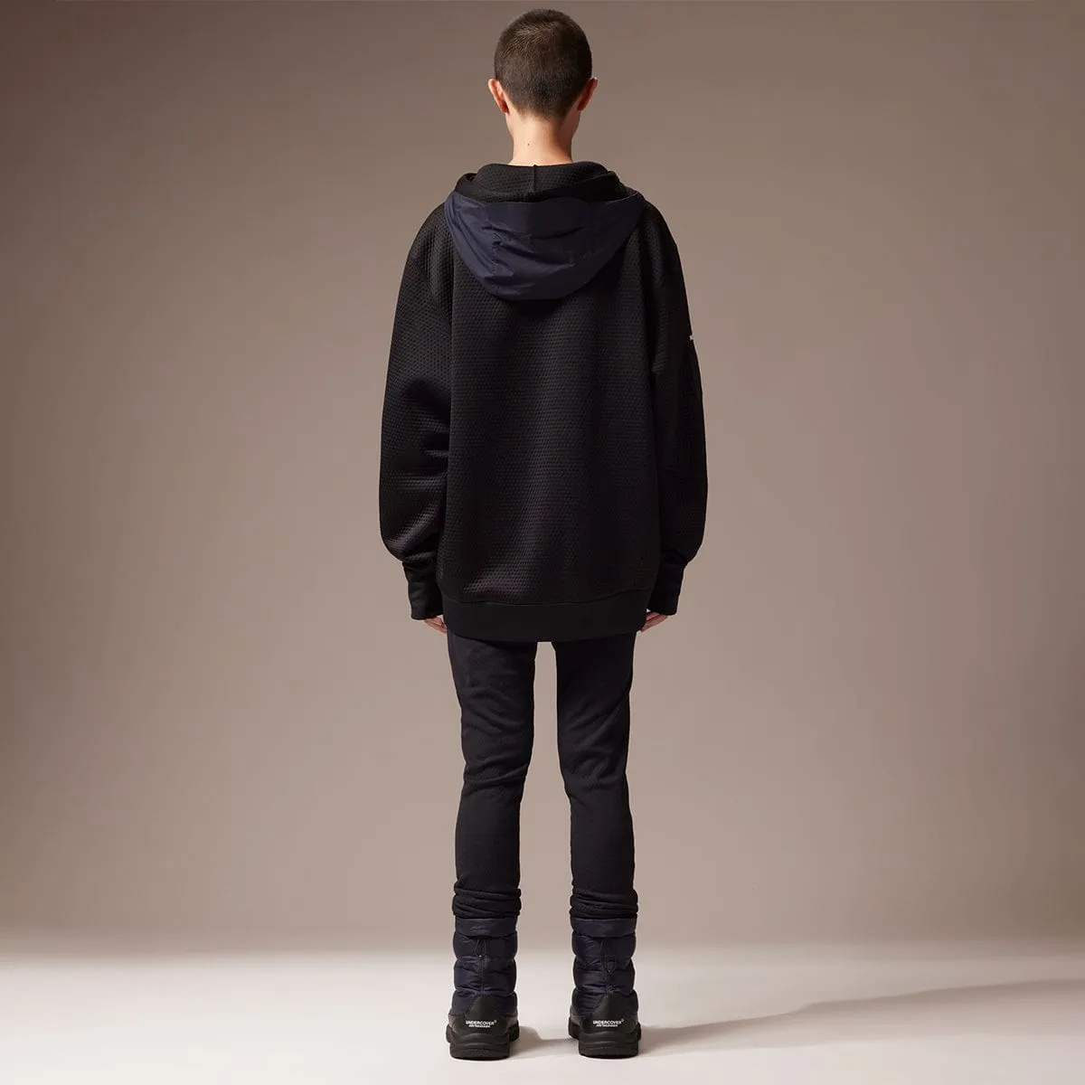 SOUKUU BY THE NORTH FACE X UNDERCOVER PROJECT U DOTKNIT DOUBLE HOODIE