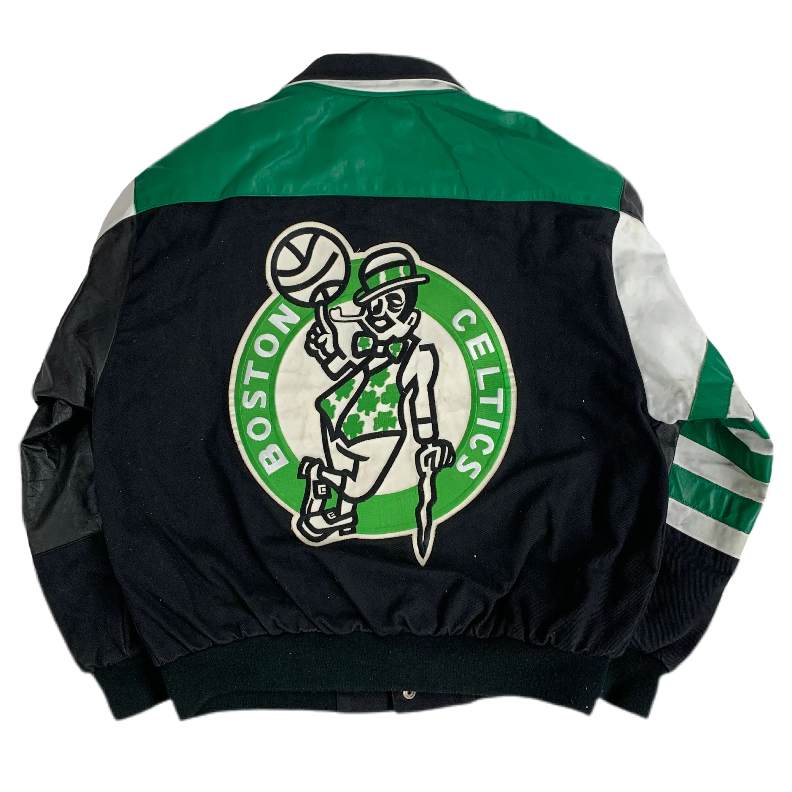 Vintage Boston Celtics "Jeff Hamilton" NBA Leather Jacket