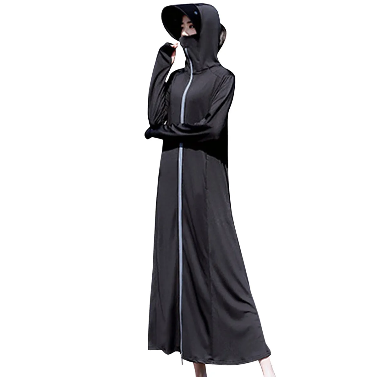 Women's Face Visor Long Anti UV Jacket